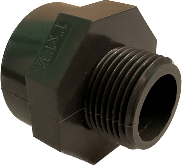 Muffennippel reduziert AG x IG PVC-U